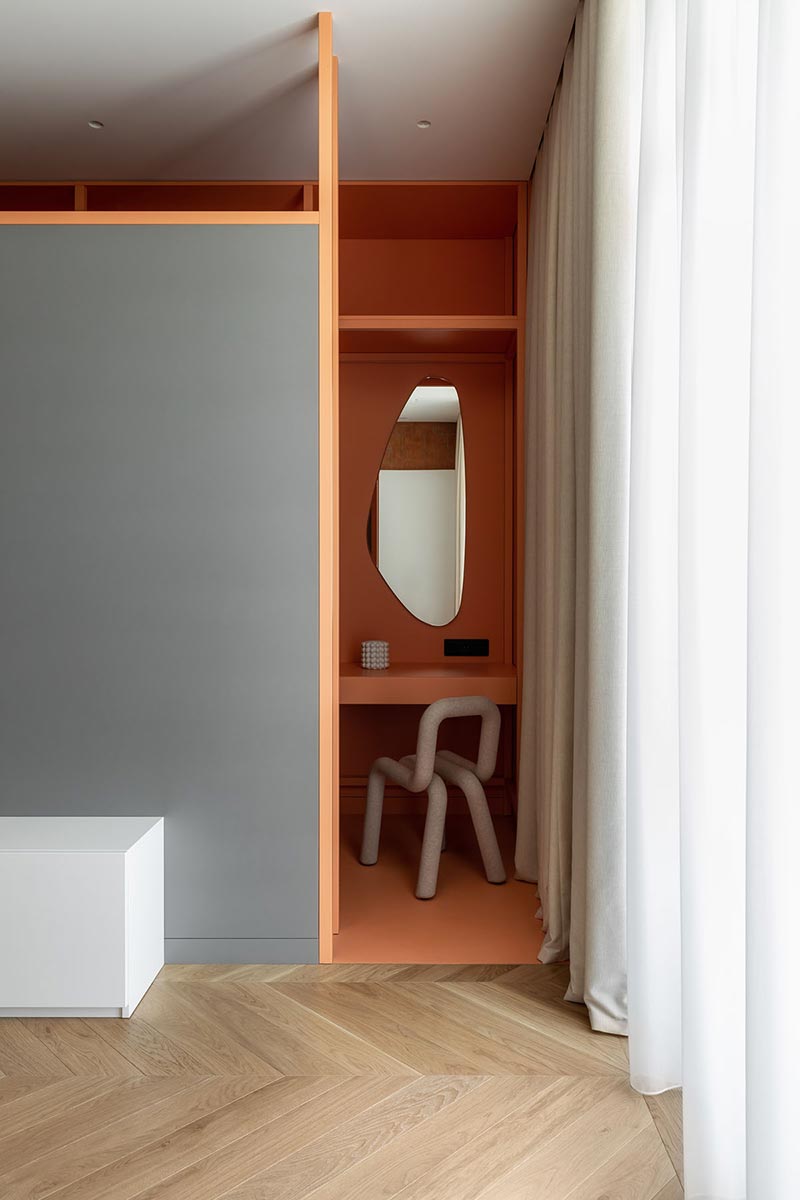 scheidingswand tussen slaapkamer inloopkast