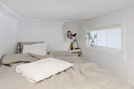Slaapkamer van 6m2 met inloopkast