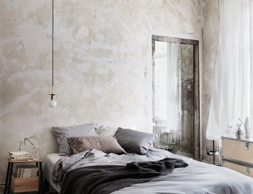 Slaapkamer met vintage industriële look