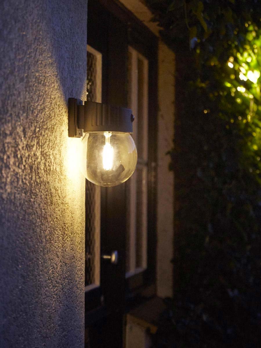 solar tuinverlichting avond wandlamp