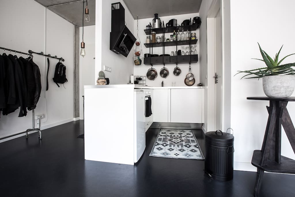 Stoer Airbnb studio appartement in Berlijn