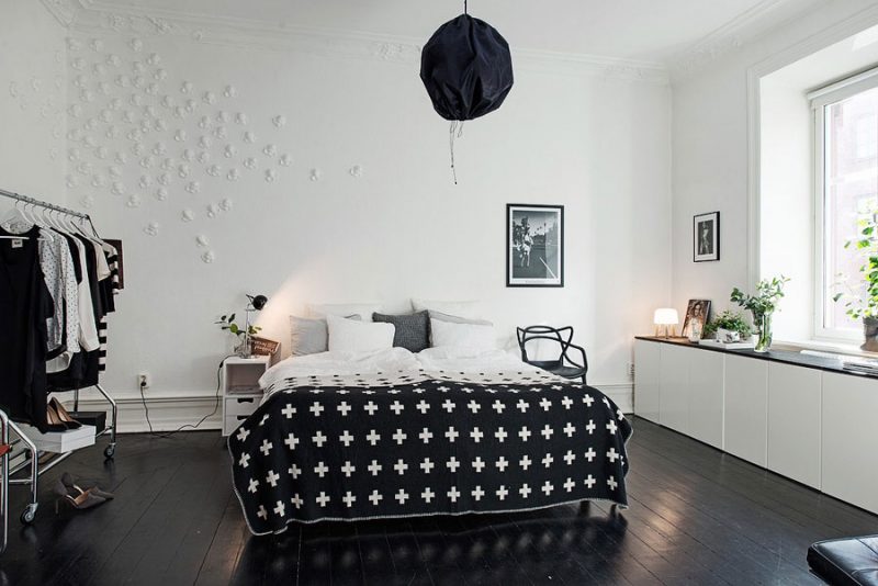 Styling in een Scandinavische slaapkamer