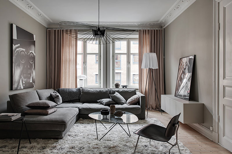 taupe interieur woonkamer