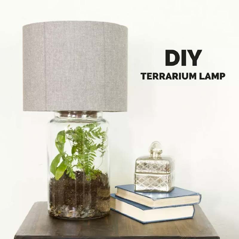 terrarium lamp maken