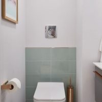 toilet inspiratie grijze tegels