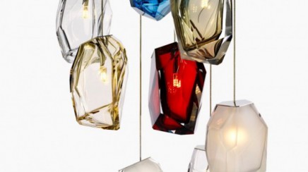 lamp gekleurd glas