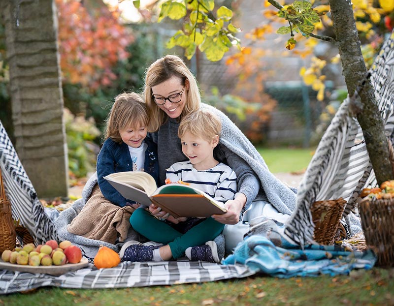 tuin activiteiten herfst kinderen voorlezen