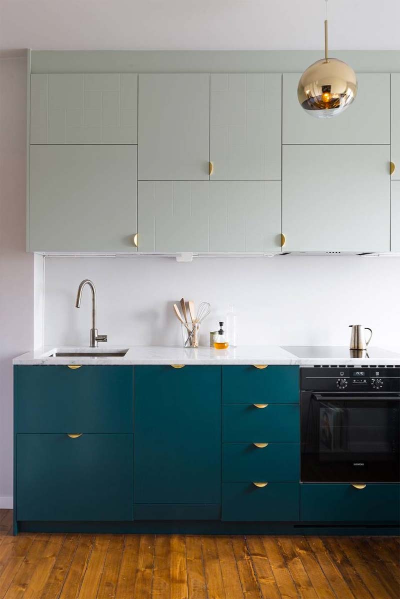 turquoise kleur keuken ikea