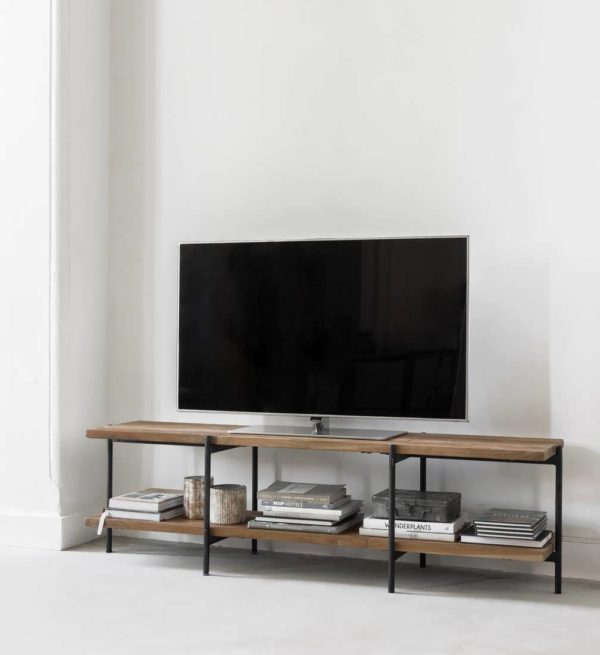 Reclaimed teak TV-meubel Cusiano