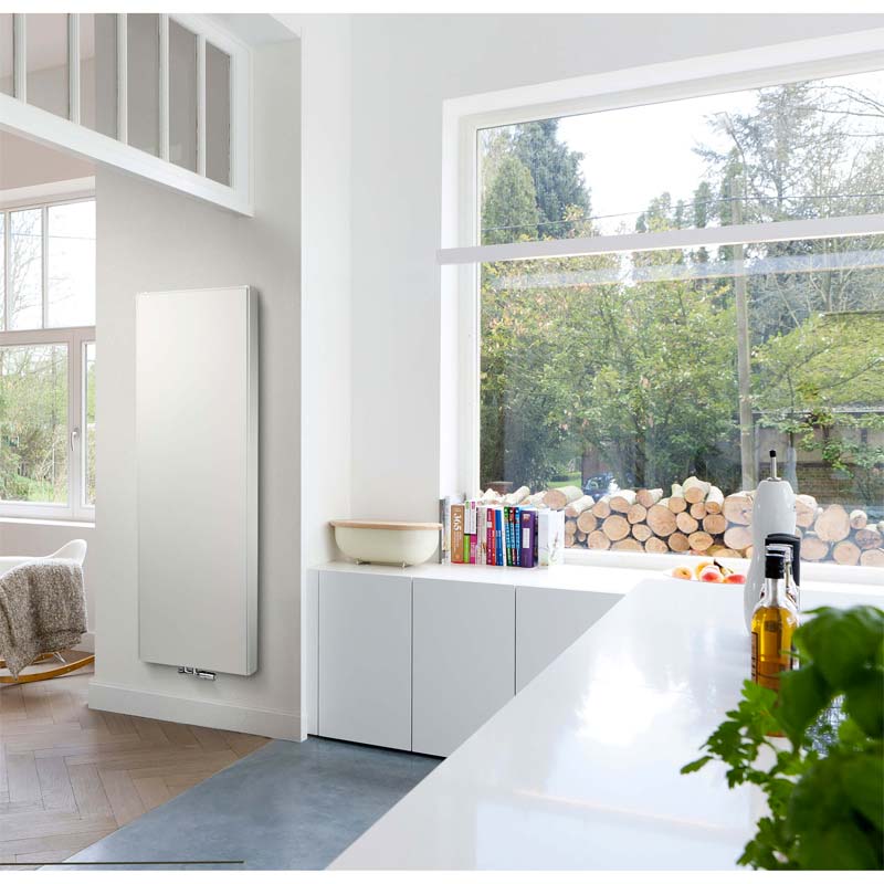 verticale radiator keuken