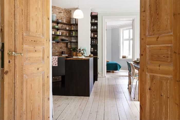 vintage noorse keuken zwart ikea