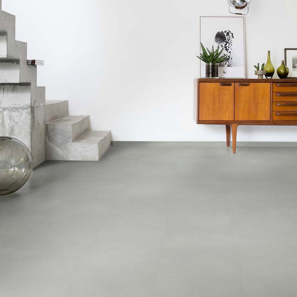 vinyl vloer betonlook quick step ambient lichtgrijs