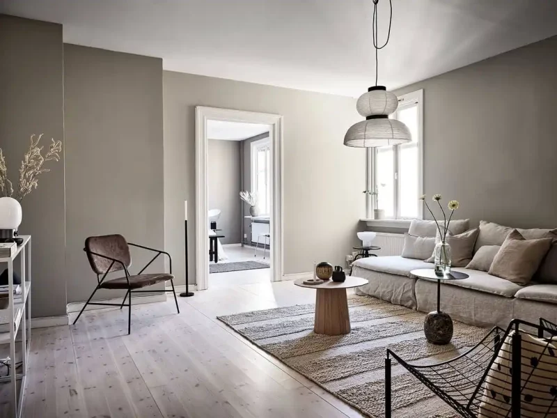 warm beige interieur