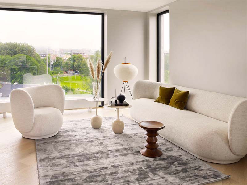 woontrends 2021 ronde vormen rico brushed sofa